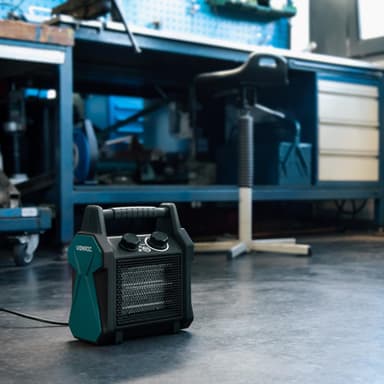 VONROC Elektrisk värmefläkt – 2000W/3000W – Keramisk