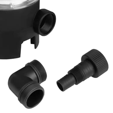 VONROC Dränkbar pump 850W – 14000 L/h – rostfritt stål| Smutsigt och rent vatten