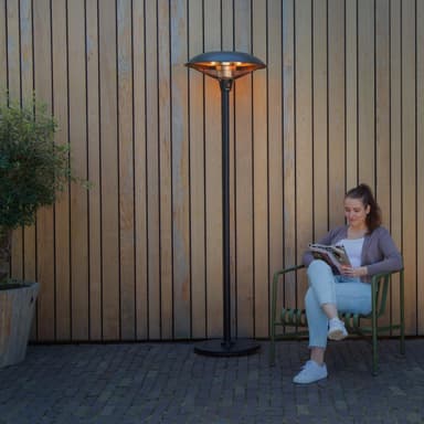 VONROC Värmare Eolo 2000W – Stående – 360 graders värme | Infraröd lampa