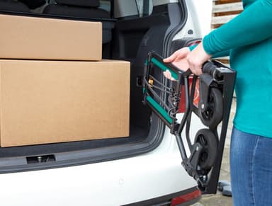 VONROC Transportkärra – hopfällbar | Max. vikt 80kg
