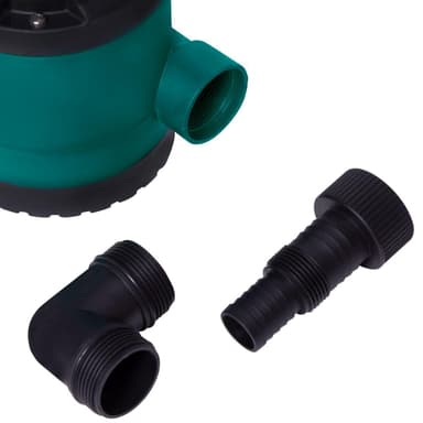 VONROC Dränkbar pump 300W – 6500L / h  | För rent och lätt förorenat vatten