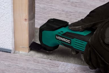 VONROC Oscillerande multiverktyg 20V – 2.0Ah | Inkl. batteri och laddare