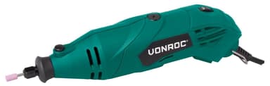 VONROC Roterande Multiverktyg 160W med felxibel axel | Inkl. 40-delars tillbehörsset