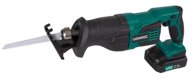 VONROC Tigersåg 20V – 2.0Ah | Inkl. 2 Batterier och laddare