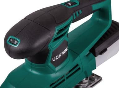 VONROC Planslip 240W | Inkl. dammupptagning och 12 slippapper