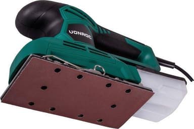 VONROC Planslip 240W | Inkl. dammupptagning och 12 slippapper