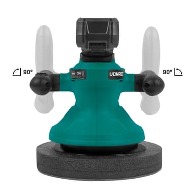VONROC Polermaskin 20V – 4.0Ah - Ø240mm | Inkl. Batteri och snabbladdare
