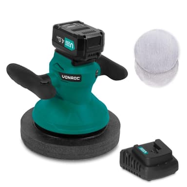VONROC Polermaskin 20V – 4.0Ah - Ø240mm | Inkl. Batteri och snabbladdare