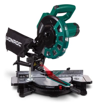 VONROC Kap- och Geringssåg 1700W – 216mm | Med laser