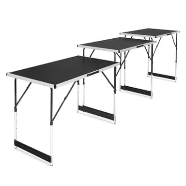 VONROC Multifunktionellt bord - 100 x 60 cm | 3-delar set