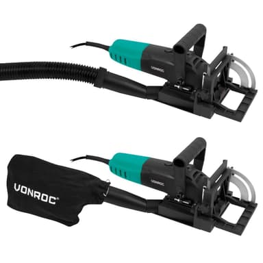 VONROC Lamellfräs 900W | Inkl. 50st träkex och dammpåse