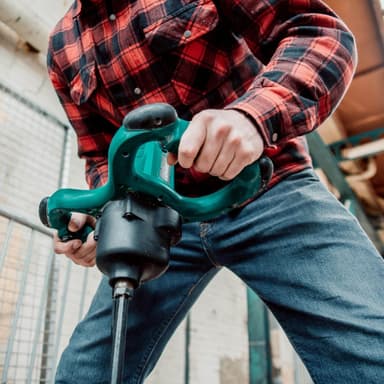 VONROC Färg / cementblandare 1800W | Med blandarstav och mjukstart