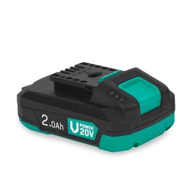 VONROC Batteri 20V – 2.0Ah | Dubbelriktad USB-C-port