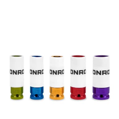 VONROC Hylssats – Universal – ½” – 5st | Med teflonhylsa