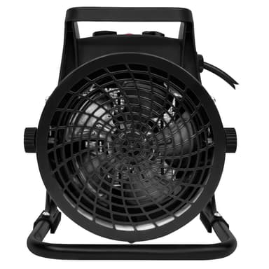 VONROC Elektrisk värmefläkt 1000W/2000W – Keramisk – Vit