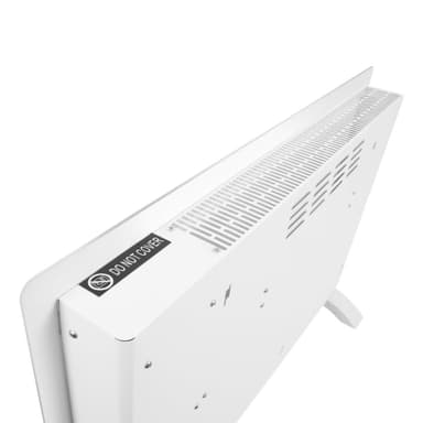 VONROC Lyxigt konvektorelement med glaspanel –  2000W – Vit | Wifi