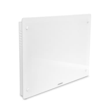 VONROC Lyxigt konvektorelement med glaspanel – 1500W – Vit  | Wifi