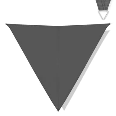 VONROC Solsegel triangel – Premium - ∆ 360cm | Grå