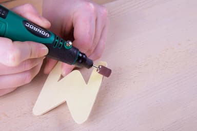 VONROC Roterande multiverktyg 4V | Inkl. 31 tillbehör och laddare