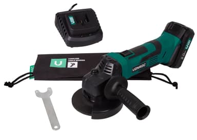 VONROC Vinkelslip 20V - 115mm | Inkl. 2.0Ah batteri och snabbladdare