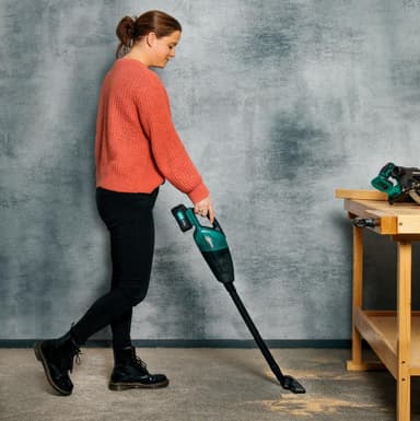 VONROC Kraftfull batteridriven dammsugare 20V – 4.0Ah | Inkl. batteri och snabbladdare