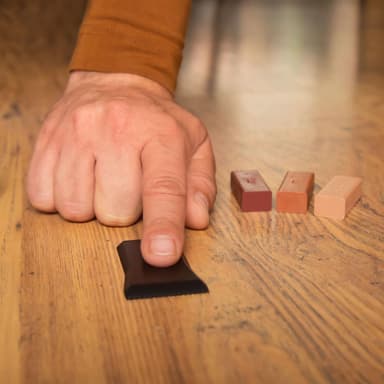VONROC Reparationssats för laminat | Inkl. 11 blandbara färger och batterier