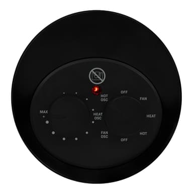VONROC Elektrisk värmefläkt – 1200W/1800W – keramisk | Roterationsfunktion