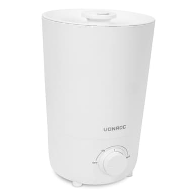 VONROC Luftfuktare 2,6 liter – Ultrasonic | Vit