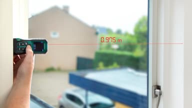 VONROC Laseravståndsmätare 40M | Längd – Volym – Area  - Höjd – Avstånd
