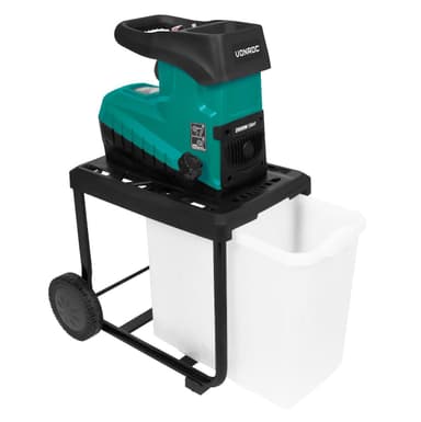 VONROC Kompostkvarn – 2800W – Ljudlös motor | Inkl. 60L uppsamlingsbehållare