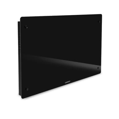 VONROC Lyxiga konvektorelement med glaspanel –  2000W – Svart | Wifi