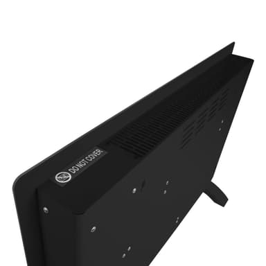 VONROC Lyxiga konvektorelement med glaspanel –  2000W – Svart | Wifi