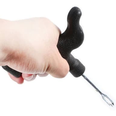 Däckreparationssats med gummi och verktyg 8 delar