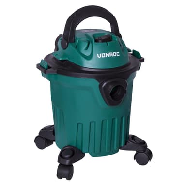 VONROC Våt och torrdammsugare 1000W – 12L tank – 5m strömkabel