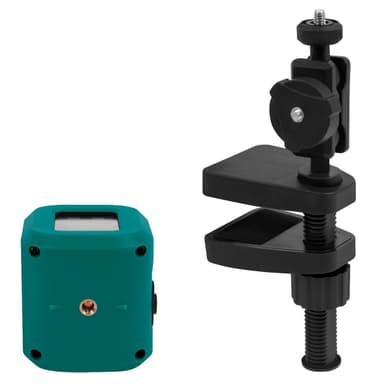 VONROC Batteridriven kroslinjelaser 4V röd | Självnivellerande – 10m räckvidd