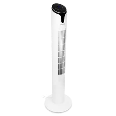 VONROC Lyxig pelarfläkt – 110cm – vit | Inkl. fjärrkontroll