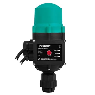 VONROC Hydroforpump / Automatisk pump – 1000W – 3500l/h | Med tryckvakt