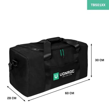 VONROC Verktygsset 12V | Inkl. 5 maskiner, 5st batterier och verktygsväska
