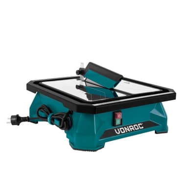 VONROC Kakelskärare 650W – 180mm – integrerad vattenbehållare | STST bänkskiva