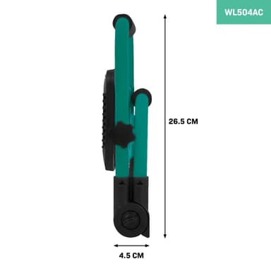 VONROC LED-arbetslampa 30W – vikbar – vridbar | Bred strålningsvinkel