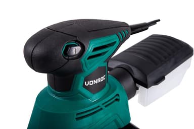 VONROC Multislip – detaljslip 130W | Inkl. dammuppsamlare