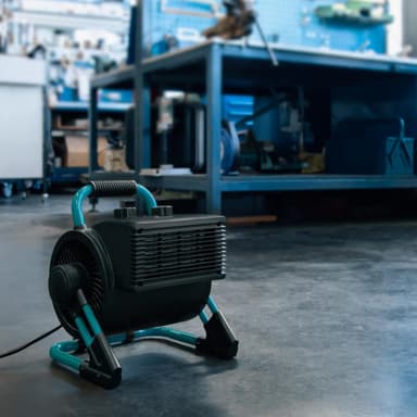 VONROC PRO Elektrisk värmefläkt – 1350W/2000W – Keramisk