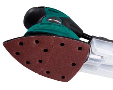 VONROC Multislip – detaljslip 130W | Inkl. dammuppsamlare
