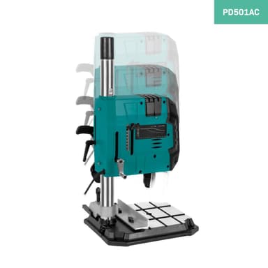 VONROC Pelarborrmaskin 900W – Med digital kontrollpanel och LCD – display |Inkl. tillbehör