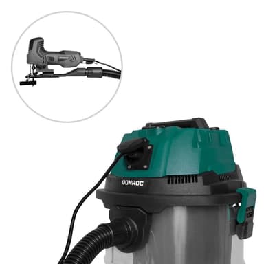VONROC Våt och torrdammsugare 1400W med 20L tank