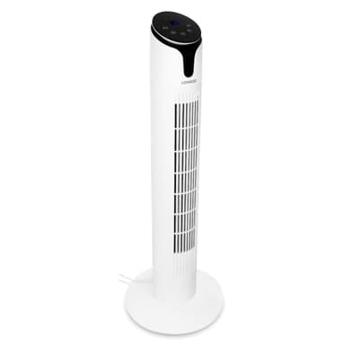 VONROC Lyxig pelarfläkt – 86cm – vit | Inkl. fjärrkontroll