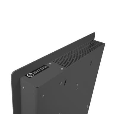 VONROC Lyxigt konvektorelement med glaspanel – 1000W – Grå | Wifi