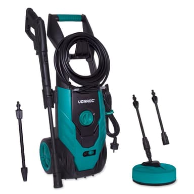 VONROC Högtryckstvätt V18-2 1800W – 140bar | Inkl. tillbehör