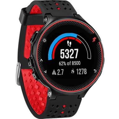 Klockarmband för Garmin Forerunner Svart+röd