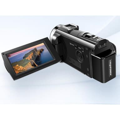 Videokamera 1080P/24MP/16x zoom och roterbar LCD-skärm